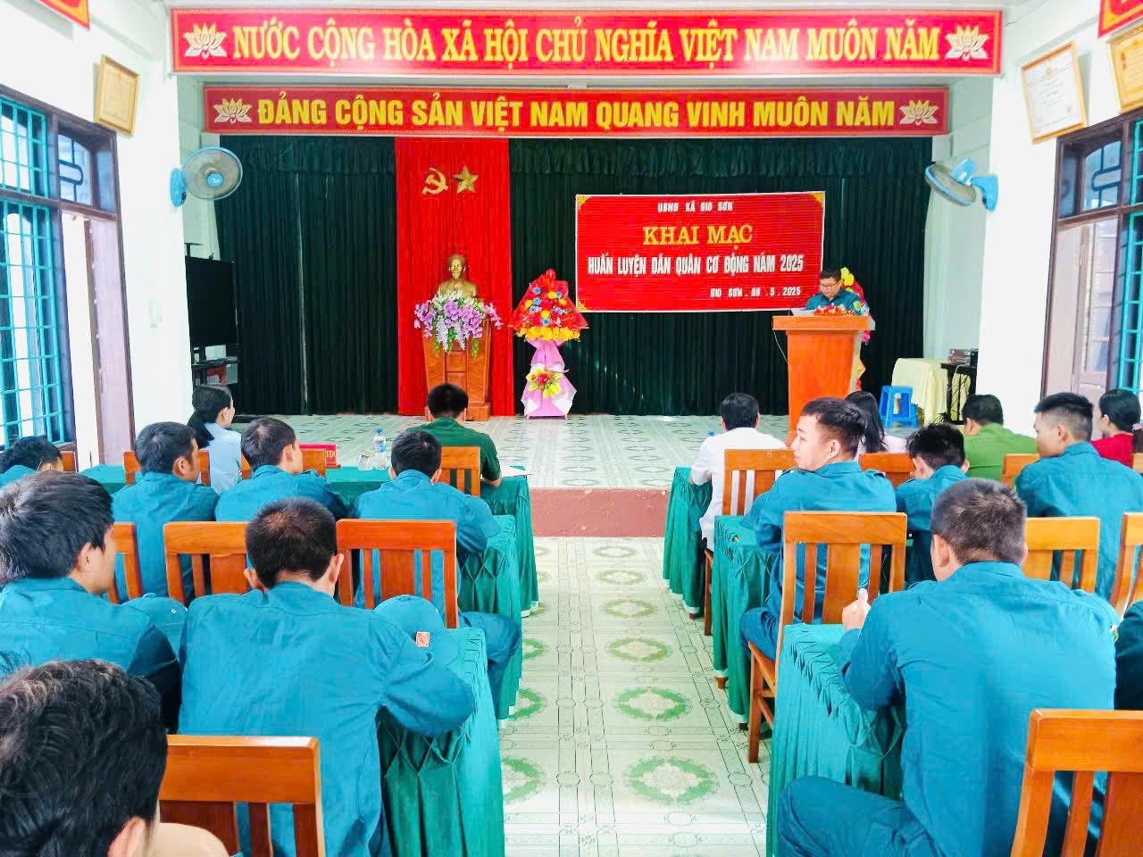 KHAI MẠC HUẤN LUYỆN LỰC LƯỢNG DÂN QUÂN CƠ ĐỘNG NĂM 2025